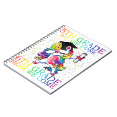 Meisjes 5th Grade Afstuderen Magical Unicorn Gift Notitieboek (Linkerzijde)