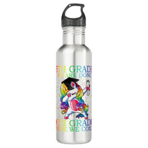 Meisjes 5th Grade Afstuderen Magical Unicorn Gift Waterfles