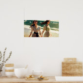Meisjes aan de kust poster (Keuken)