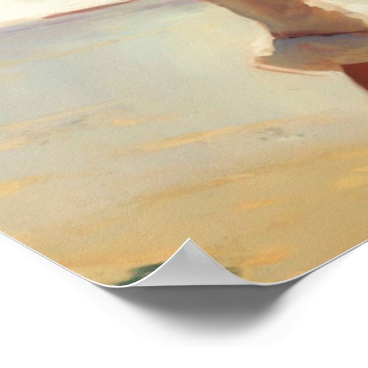 Meisjes aan de kust poster (Hoek)