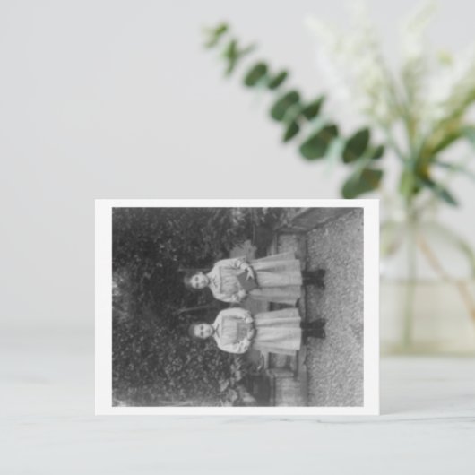 Meisjes aan de particuliere school in Istanbul, Tu Briefkaart (Staand voorkant)