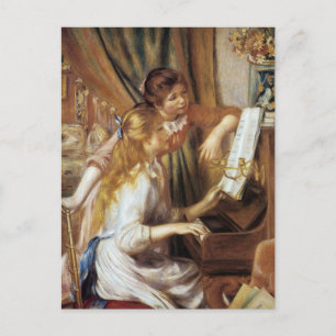 Meisjes aan de Piano Briefkaart
