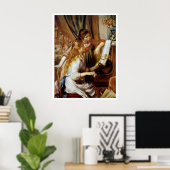 Meisjes aan de Piano Poster (Thuiskantoor)