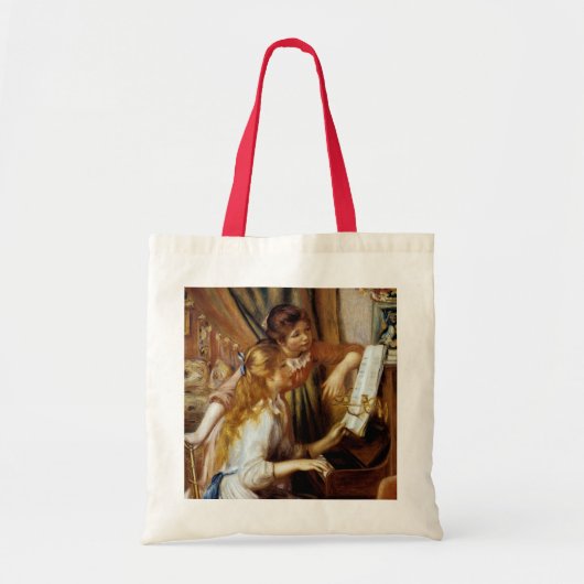 Meisjes aan de Piano Tote Bag (Voorkant)
