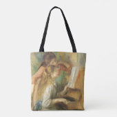 Meisjes aan de piano van Pierre Renoir Tote Bag (Achterkant)