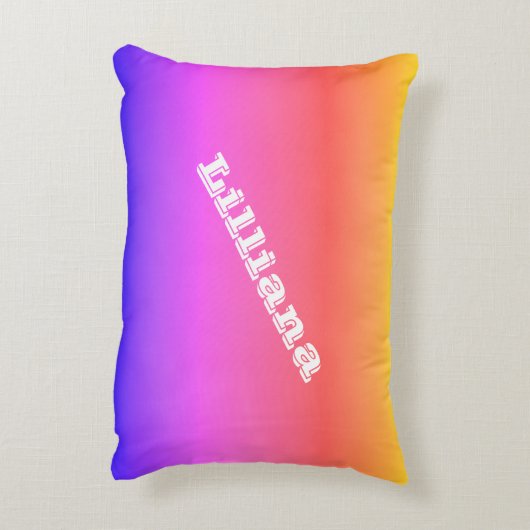 Meisjes Aangepaste gymnastiek Vaardigheden Krosswo Accent Kussen (Achterkant (Verticaal))