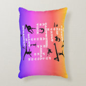 Meisjes Aangepaste gymnastiek Vaardigheden Krosswo Accent Kussen (Voorkant(Verticaal))