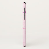 Meisjes aap paars en roze naam iphone case (Achterkant/links)