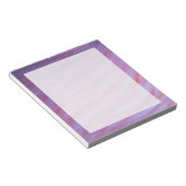 Meisjes Abstract | Feminine Pink Paars Cute Zebra Notitieblok (Schuin)