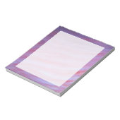 Meisjes Abstract | Feminine Pink Paars Cute Zebra Notitieblok (Linkerzijde)