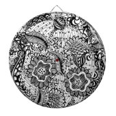 Meisjes Abstracte Floral Dartbord (Voorkant)