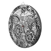 Meisjes Abstracte Floral Dartbord (Voorkant Rechts)