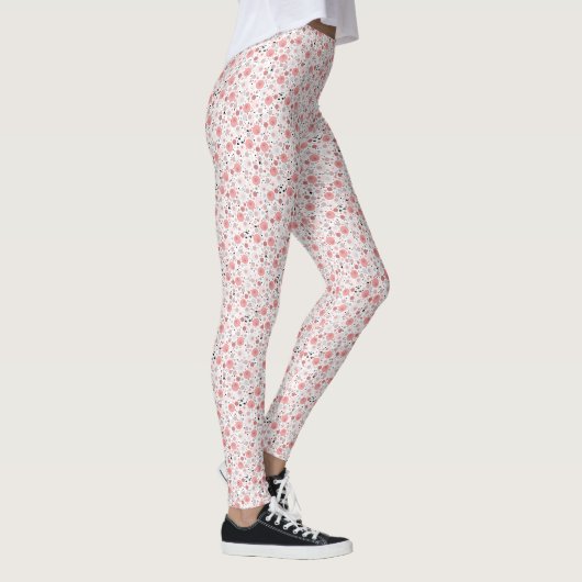 Meisjes Abstracte roze Leggings voor vrouwen (Rechts)