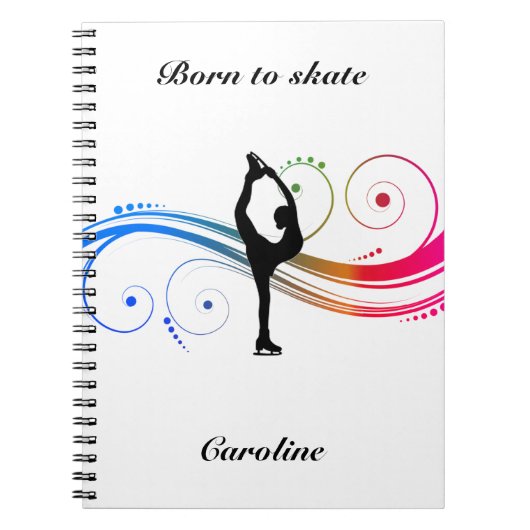 Meisjes Afbeelding Aangepaste spiraalfoto Notitieb Notitieboek (Voorkant)