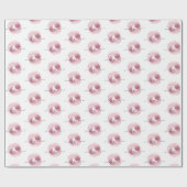 Meisjes Afbeelding Roos Gold Ice Schaatsen Kind Na Cadeaupapier (Vlak)