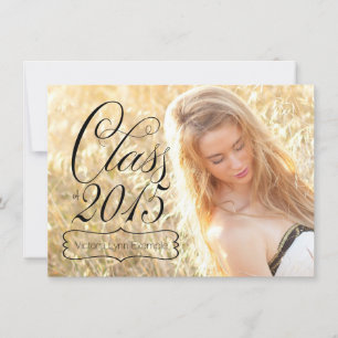 Meisjes Afstudeeruitnodigingen Klas 2015 Kaart