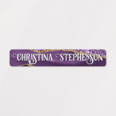 Meisjes Agate Marmeren School Naam Kinderopvang Labels (Design 2)