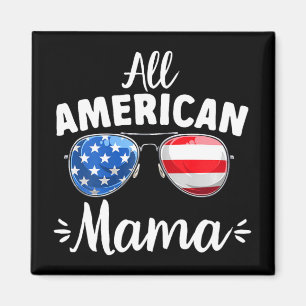 Meisjes All American Mama 4 juli  Magneet