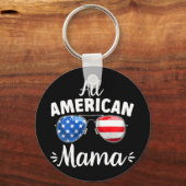 Meisjes All American Mama 4 juli Sleutelhanger (Voorkant)