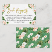 Meisjes Aloha Tropisch Boek Aanvraag Behuizing Kaa Visitekaartje (Voorkant / Achterkant)