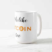 Meisjes als Bitcoin ook Koffiemok (Voorkant rechts)