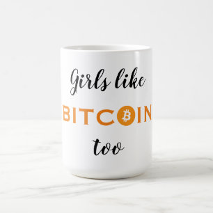 Meisjes als Bitcoin ook Koffiemok