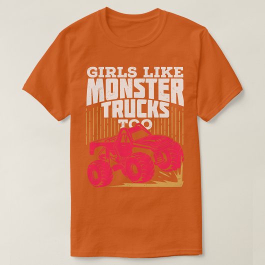 Meisjes als Monster Trucks ook T-shirt (Design voorkant)