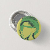 Meisjes als Tongue Ronde Button 3,2 Cm (Voorkant /achterkant)
