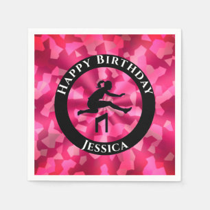 Meisjes Atletiek Roze Camo  Servet