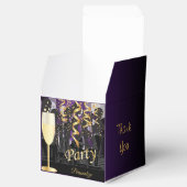 Meisjes avond uit verjaardagsfeestje | Metallisch  Bedankdoosjes (Geopend)