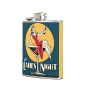 Meisjes avond uit, vrijgezellen, dan... heupfles (Links)