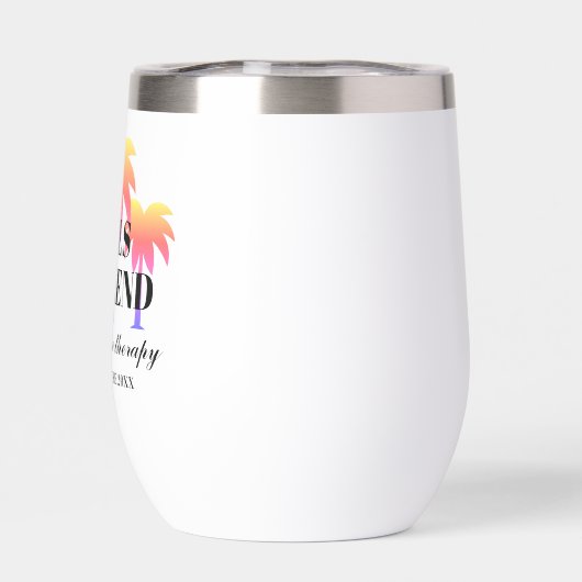 Meisjes avond uit weekend drink feest gewoonte (Achterkant)