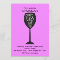 MEISJES AVOND UIT Wijnglas ELKE KLEUR Partij