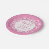 Meisjes Baby Het is koud buiten 7" papier Bord (Gekanteld)