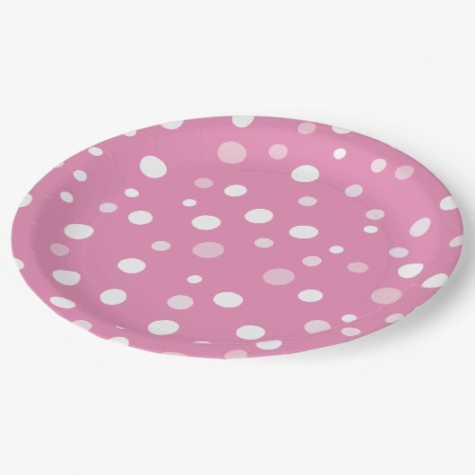 Meisjes Baby Het is koud buiten 9" papier Bord (Gekanteld)