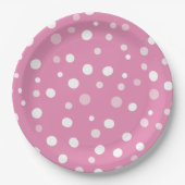 Meisjes Baby Het is koud buiten 9" papier Bord (Voorkant)