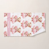 Meisjes Baby & Peuter Bad Handdoek Set | Aangepast (Handdoek)