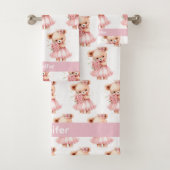 Meisjes Baby & Peuter Bad Handdoek Set | Aangepast (Insitu)