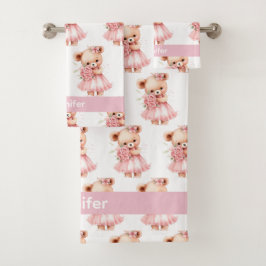 Meisjes Baby & Peuter Bad Handdoek Set | Aangepast