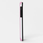 Meisjes Baby Roze Solid Stripes Patroon Case-Mate iPhone Case (Achterkant/links)