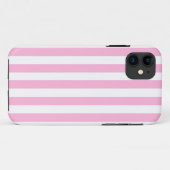 Meisjes Baby Roze Solid Stripes Patroon Case-Mate iPhone Case (Achterkant (horizontaal))