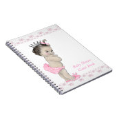Meisjes Baby shower Gastboek Notitieboek (Rechterzijde)