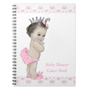 Meisjes Baby shower Gastboek Notitieboek