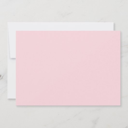 Meisjes Baby shower Gefeliciteerd Gift Kaart (Achterkant)