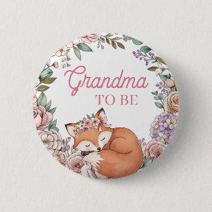 Meisjes baby shower Oma in spe Ronde Button 5,7 Cm