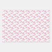 Meisjes Baby shower-overlooppapierset van 3 Inpakpapier Vel (Voorkant 3)