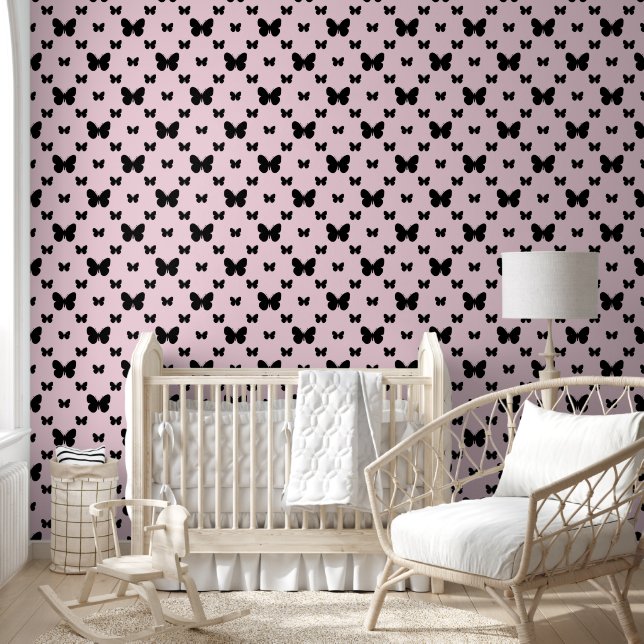 Meisjes Babykamer/Vlinders Behang (Kinderen)