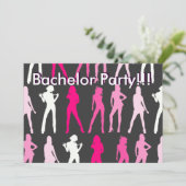 MEISJES, Bachelor Party!!!, Bachelor Party!!! Kaart (Staand voorkant)