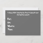 MEISJES, Bachelor Party!!!, Bachelor Party!!! Kaart (Achterkant)