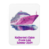 Meisjes Bachelorette Vrienden Custom Cabin Door Magneet (Verticaal)